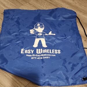 🐻 🌴Blue Easy Wireless Drawstring Bag